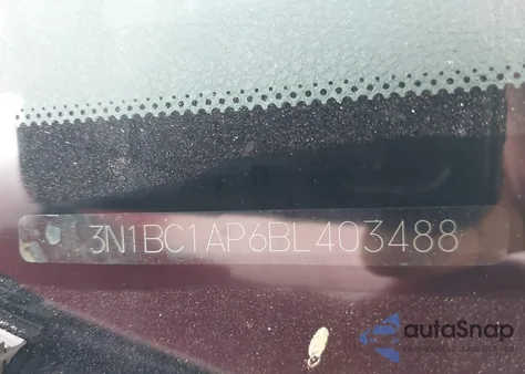 2011 Nissan Versa 1.8S from USA, damaged, VIN 3N1BC1AP6BL403488